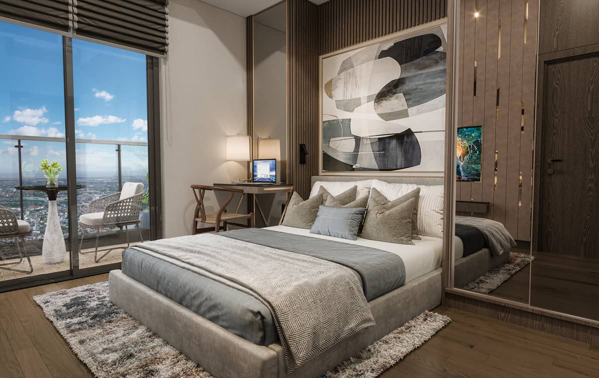 ONE-BEDROOM unit